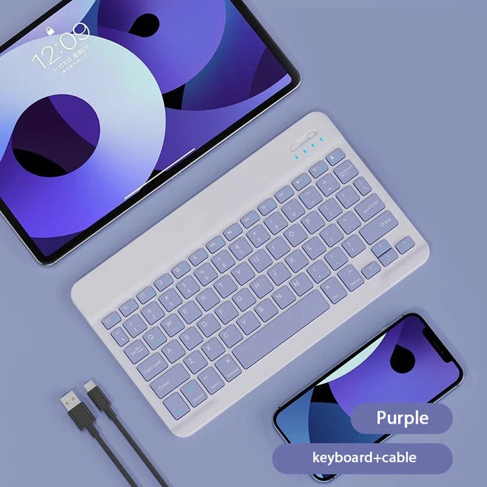 Magnetic Tablet Keyboard – Wireless Bluetooth for 10–11.5" iPad, Android & Tablets SF
