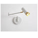 Modern Wall-Mounted LED Lamp – Adjustable Swing Arm with Warm/Cold Light for Bedrooms & Living Rooms - Samanta Factory