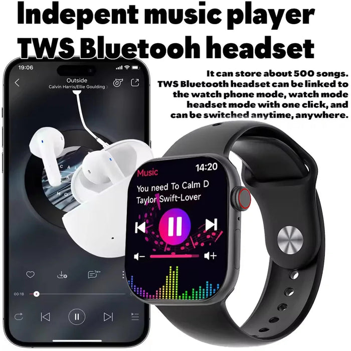 GPS Smart Watch with Health Tracking – AMOLED Display with Bluetooth Calling SF