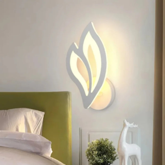 LED Wall Light – Magnolia Petal Design with Warm White Glow - Samanta Factory