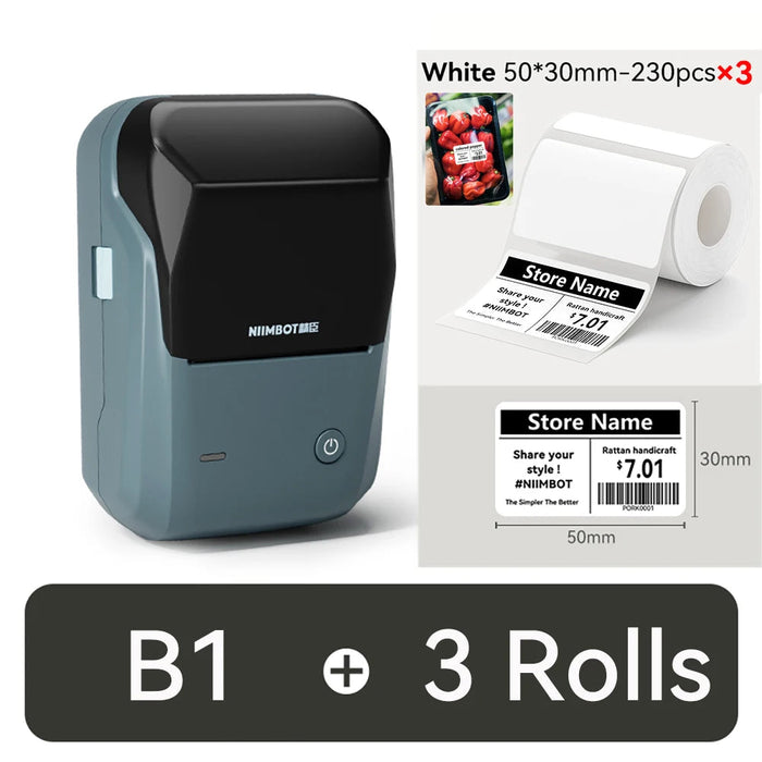 Thermal Label Maker – Bluetooth Portable Printing Samanta Factory