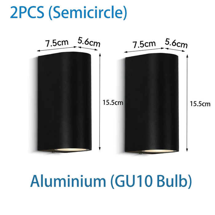 Modern LED Wall Lamp – Double Head Waterproof E27 Indoor Outdoor Lighting SF