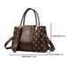 Luxury Fashion Print Handbag – Large Capacity Soft Leather Shoulder & Crossbody Bag for Women - Samanta Factory