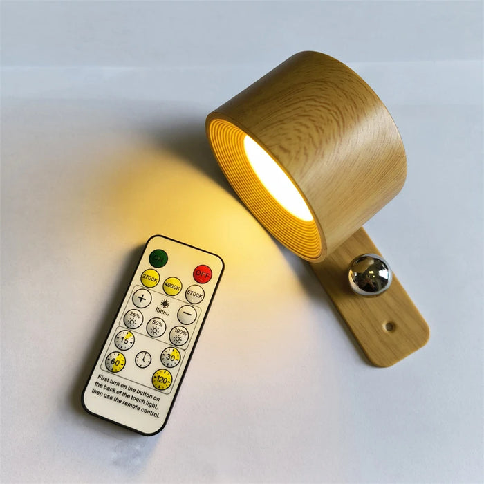 Rechargeable LED Wall Light – Touch Control with 3 Colour Modes & Adjustable 360° Rotation
