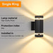 Outdoor LED Wall Light E27 Up Down – Waterproof IP65 Exterior Wall Sconce Lamp SF