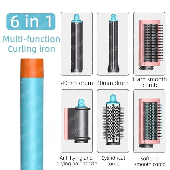 Professional Hair Dryer & Styler – Coanda Airflow with Curling, Straightening & Anti-Frizz Nozzles