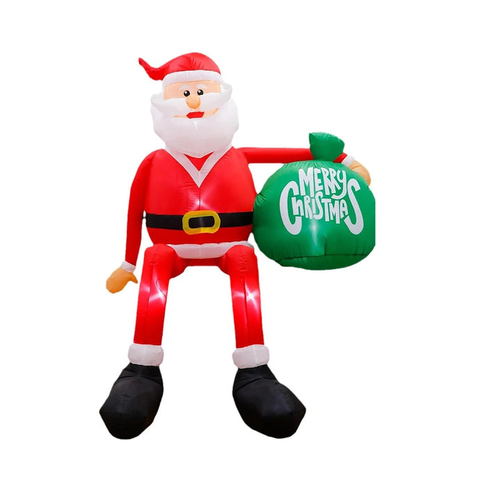 8FT Inflatable Christmas Santa – Outdoor Blow-Up with LED Lights