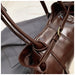 Stylish Vegan Leather Tote Bag with Tassel Detail and Spacious Interior - Samanta Factory
