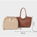 Hand-Woven Tote Bag – French Style Basket Shoulder Bag SF