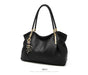 Genuine Leather Shoulder Bag – Elegant Casual Tote with Beading & Sequins for Women - Samanta Factory