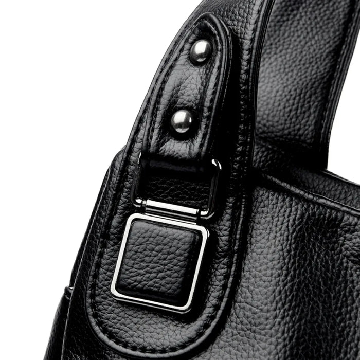 Soft Leather Handbag for Women – Luxury Designer Shoulder Tote, Large Capacity Purse - Samanta Factory