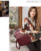 High-Quality Leather Backpack for Women – Large Capacity Travel & School Bag, Fashionable Mochila Shoulder Bag - Samanta Factory