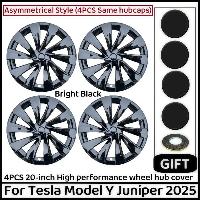 4PCS 20 Inch Wheel Cap For Tesla Model Y Juniper 2025 Automobile Performance Replacement Wheel Hubcap Full Rim Cover Accessories - Samanta Factory
