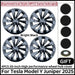 4PCS 20 Inch Wheel Cap For Tesla Model Y Juniper 2025 Automobile Performance Replacement Wheel Hubcap Full Rim Cover Accessories - Samanta Factory