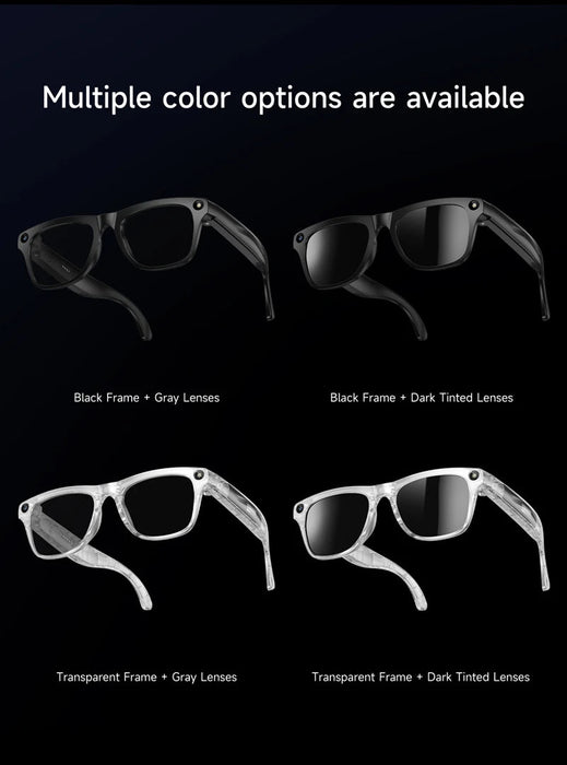 AI Smart Glasses with 6K Camera & Translation – Bluetooth Calling Music Photochromic Eyewear SF