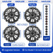 HL 19 Inch Hub Cap for Tesla Model Y 2020-2023 Wheel Hubcap Performance Replacement Wheel Cap Full Rim Cover Accessories - Samanta Factory