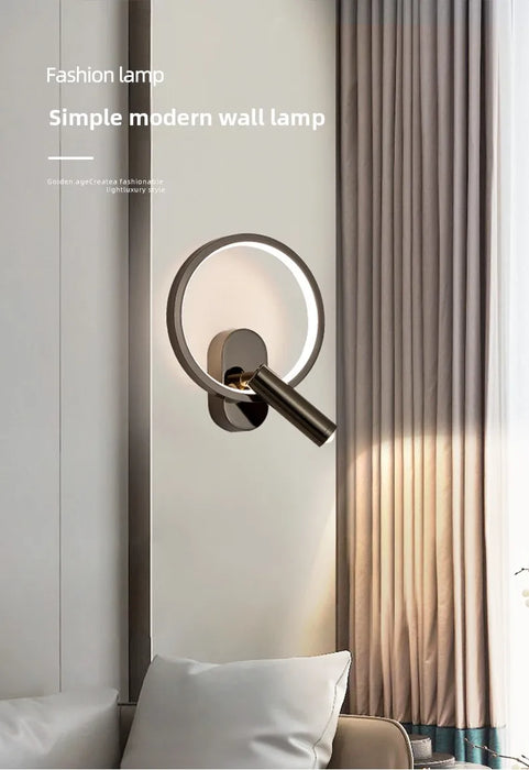 Nordic Style Rotatable Wall Lamp – 350° Adjustable Spot Light for Bedroom & Living Room Décor - Samanta Factory