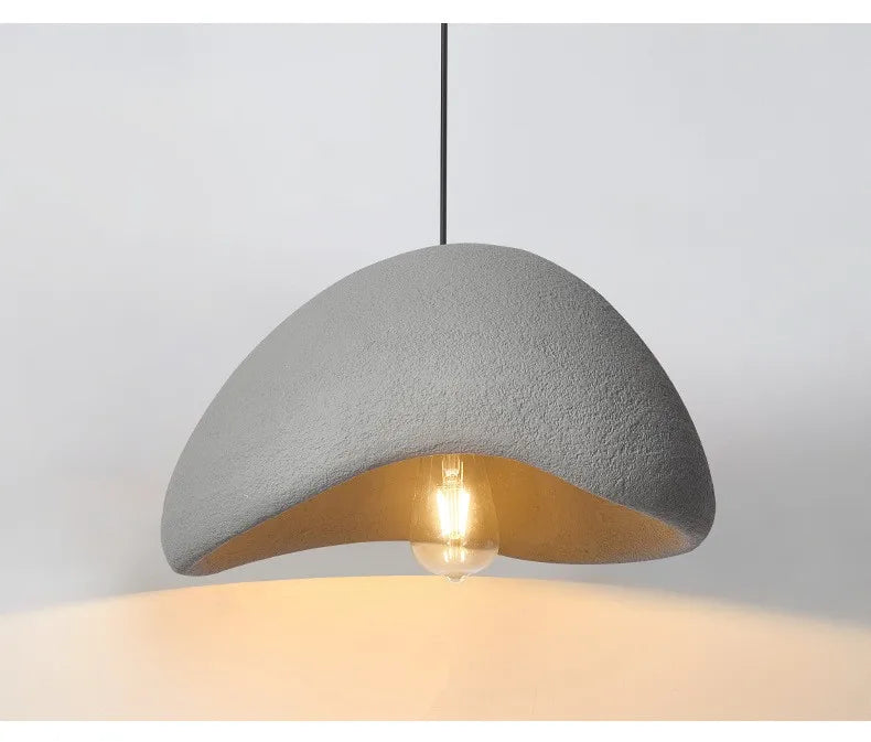 Nordic Wabi-Sabi 3-Lights Pendant Lamp – Minimalist E27 Hanging Ceiling Light for Dining & Living Rooms - Samanta Factory