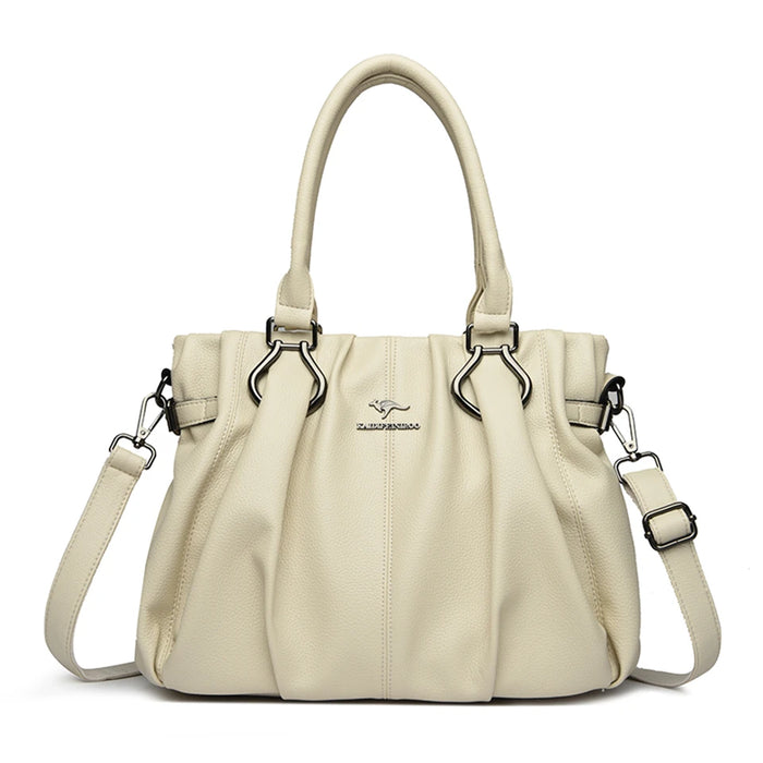 Luxury Casual Tote Bag for Women – High-Quality Soft Leather Designer Handbag & Purse - Samanta Factory