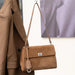 Leather Shoulder Bag - Soft Casual Tote SF