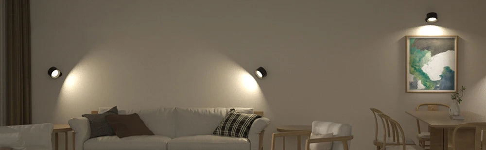 Rechargeable LED Wall Light – Touch Control with 3 Colour Modes & Adjustable 360° Rotation