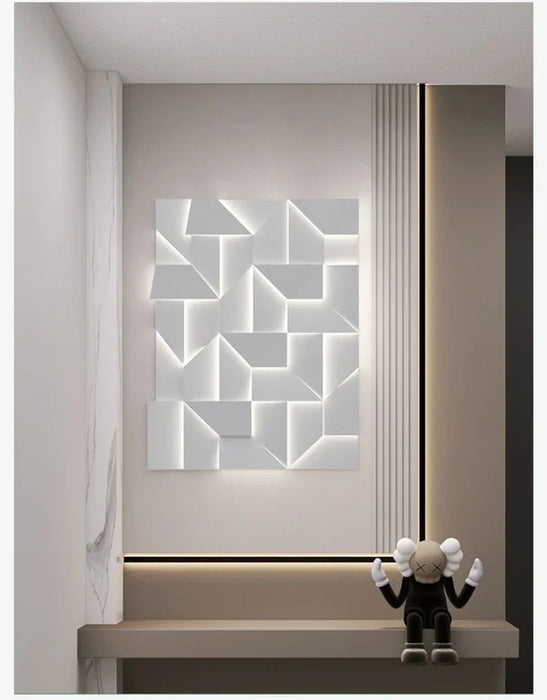 3D Art LED Wall Lamp – Dimmable Creative Sconce for Living Room, Bedroom & Hallway Samanta Factory
