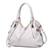 Women's PU Leather Shoulder Bag – Large Capacity Casual Zipper Handbag SF