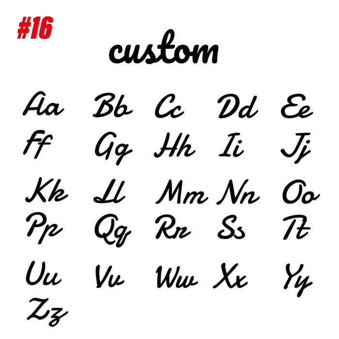 Custom Multi Name Necklace – Personalized Letter Pendant for Women SF