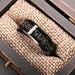 Men’s Tungsten Ring – Meteorite Inlay Wedding Band SF