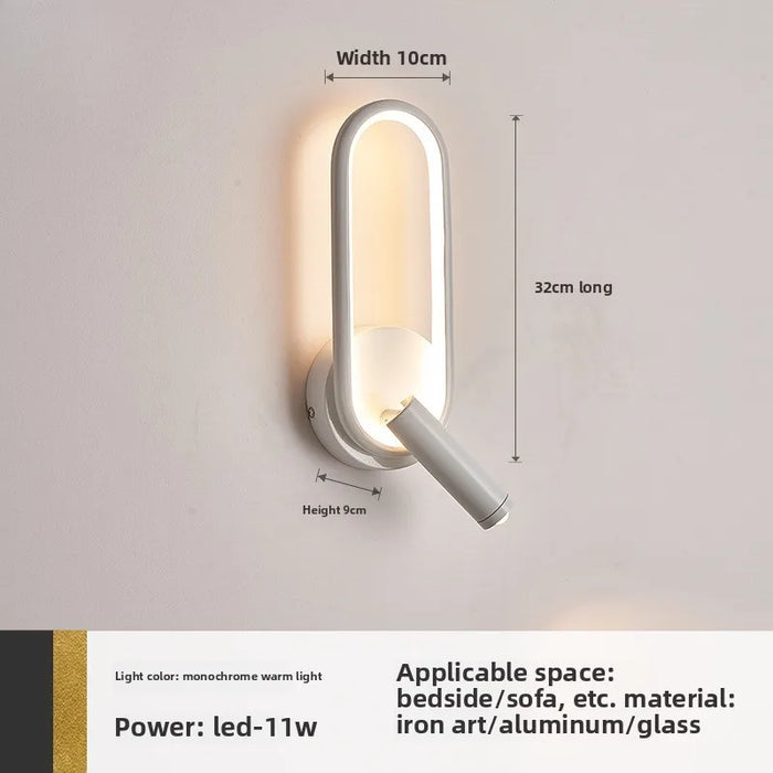 Nordic Style Rotatable Wall Lamp – 350° Adjustable Spot Light for Bedroom & Living Room Décor - Samanta Factory