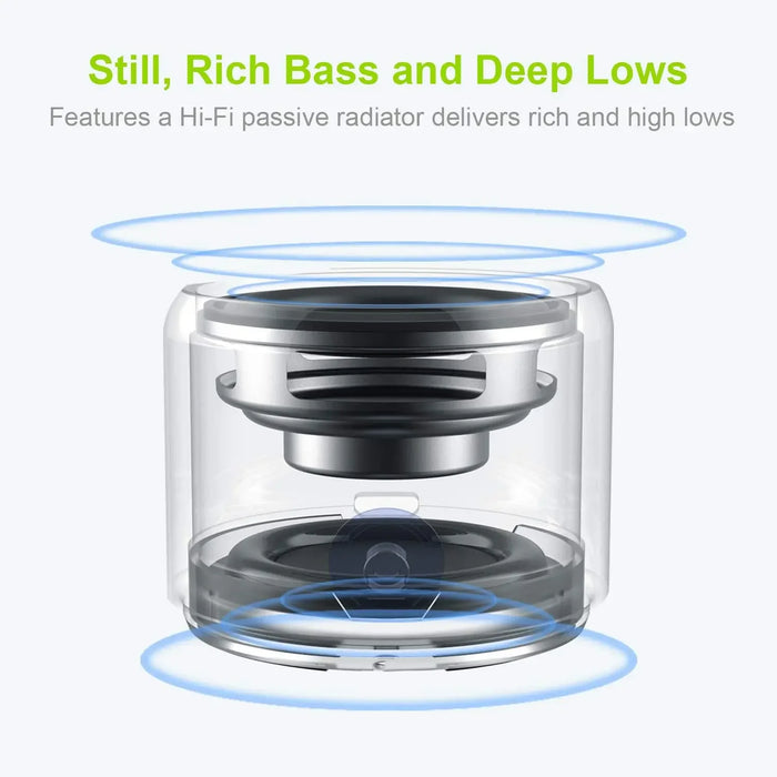 Mini Bluetooth Speaker – Waterproof, Portable & Powerful with Deep Bass