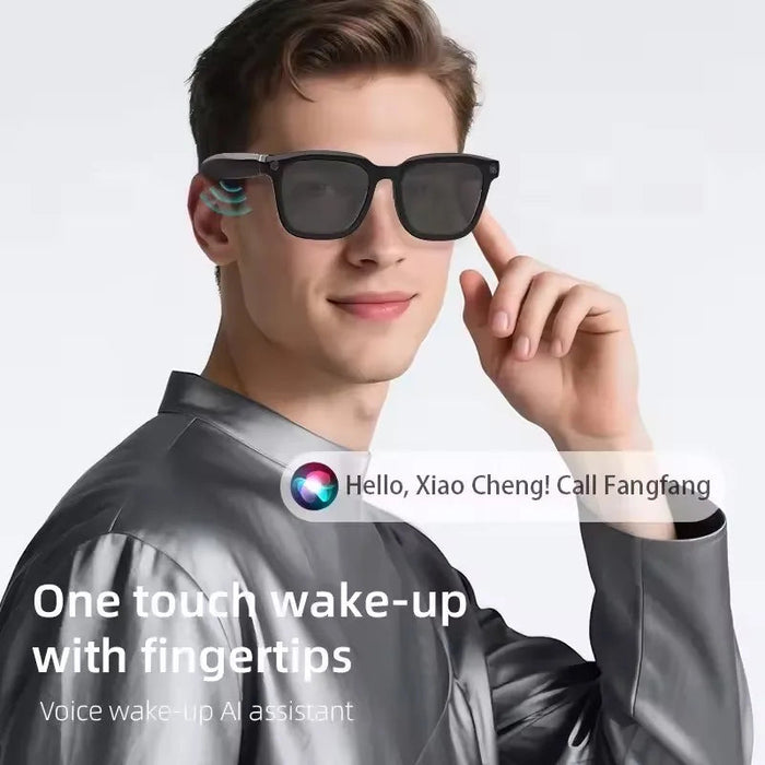 AI Smart Glasses with 4K Camera & Translation – Bluetooth Calling Music Sunglasses SF