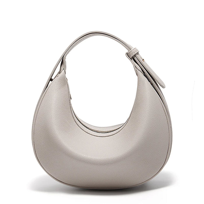 Chic Half-Moon Leather Handbag – Stylish Crossbody Bag for Women, Ideal Gift for Loved Ones - Samanta Factory