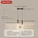 Modern LED Pendant Light – Adjustable Aluminum Chandelier with Dimmable Lighting - Samanta Factory