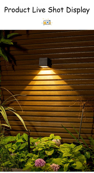 Solar Wall Washing Lamp – IP65 Waterproof LED Light SF