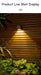 Solar Wall Washing Lamp – IP65 Waterproof LED Light SF