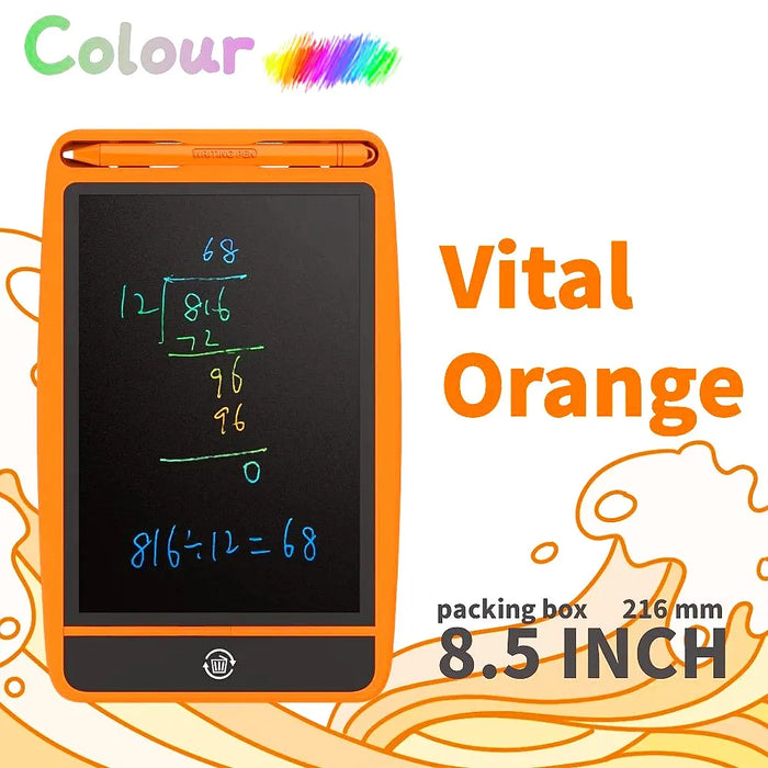 LCD Writing Tablet for Kids – Eye-Protecting Color Screen & Eco-Friendly Reusable Design