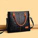Women's Large Capacity PU Leather Tote Bag – Minimalist Urban Shoulder Bag SF