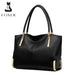 Leather Tote Bag – Soft Casual Shoulder Handbag for Women - Samanta Factory