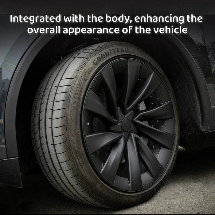 4PCS 20 Inch Wheel Cap For Tesla Model Y Juniper 2025 Automobile Performance Replacement Wheel Hubcap Full Rim Cover Accessories - Samanta Factory