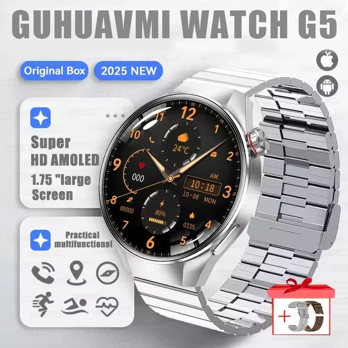 GPS IP68 waterproof Smartwatch – AMOLED Display with Bluetooth Calling SF