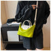 Compact Unisex Barrel-Shaped Crossbody Bag with Modern Flap Design - Samanta Factory