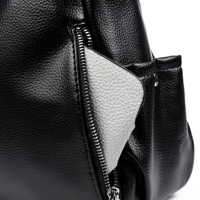 Soft Leather Handbag for Women – Luxury Designer Shoulder Tote, Large Capacity Purse - Samanta Factory
