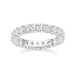 Sterling Silver CZ Eternity Stackable Ring – Women’s Round Cut Wedding Band SF