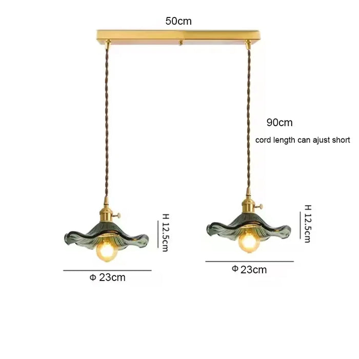 Art Deco Copper Pendant Light – Elegant Ceiling Lamp for Modern Interiors - Samanta Factory