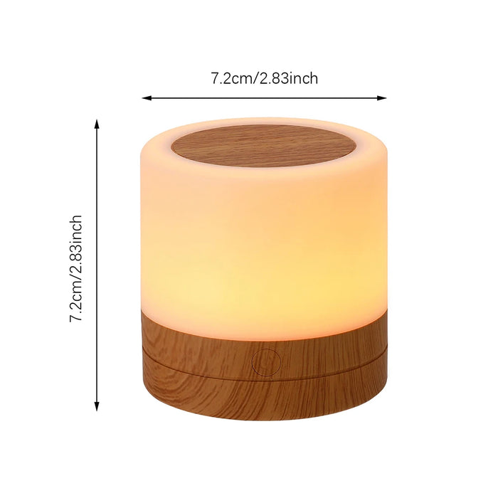 Rechargeable Table Lamp – 360° Dimmable Lighting with Hook Design for Bedroom & Decor - Samanta Factory