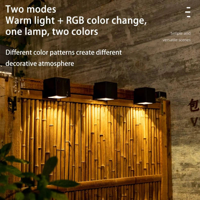 Solar Wall Washing Lamp – IP65 Waterproof LED Light SF