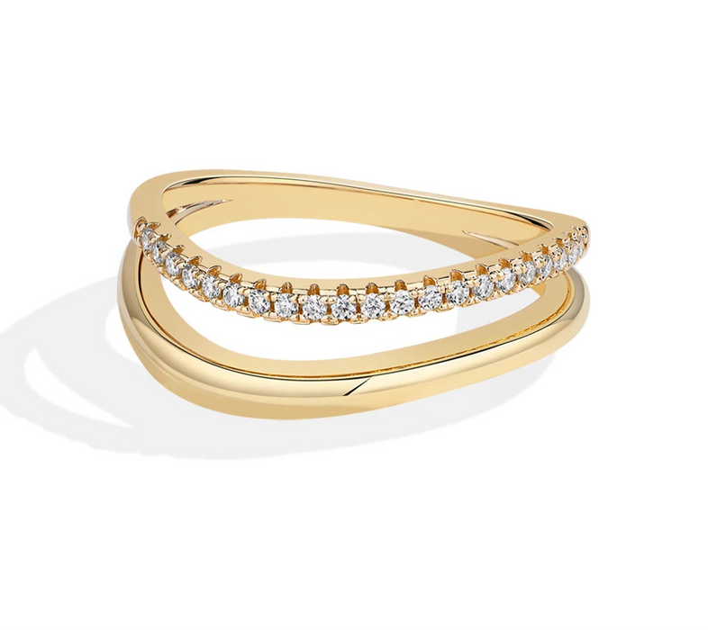 S925 Moissanite Ring – D-Color VVS1 Stone in 18K Gold Plating