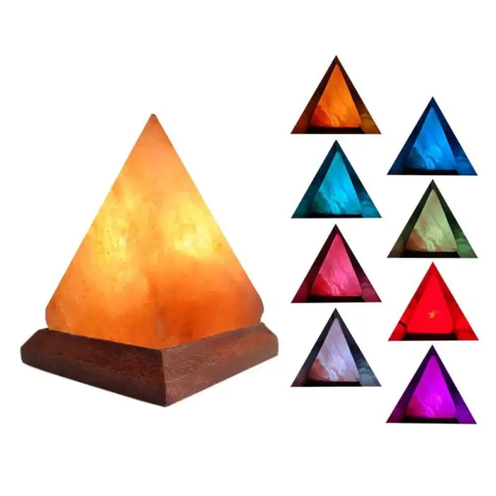 Himalayan Salt Lamp – Color-Changing LED with USB & Natural Air Purification