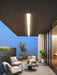 Modern waterproof LED outdoor wall lamp for balcony and garden lighting